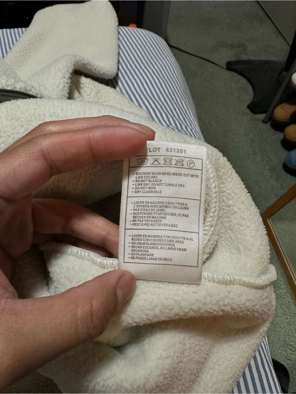 Nike ACG Cream Sherpa Ninja Fleece Jacket - Picture 9 of 9